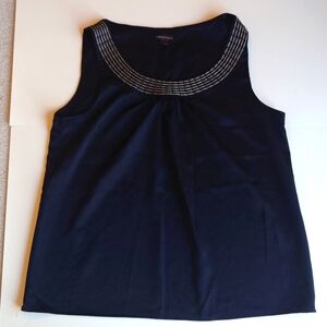 Dana Buchman studded neckline top